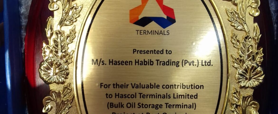 Three Million Safe Man Hours Without Lost Time Injury – Hascol Terminal Port Qasim